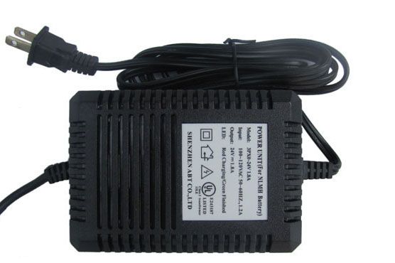 32V 1.8A charger for 24V Ni-Mh battery